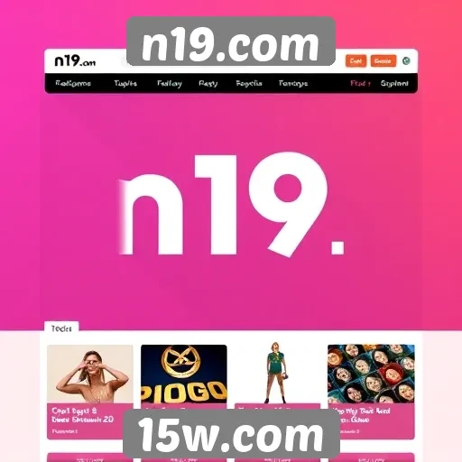Análise da interface de usuário do n19.com